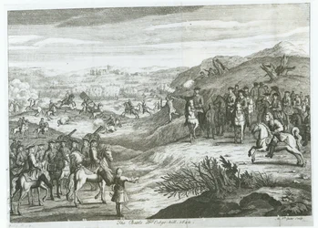 Die Schlacht von Edgehill, 23. Oktober 1642